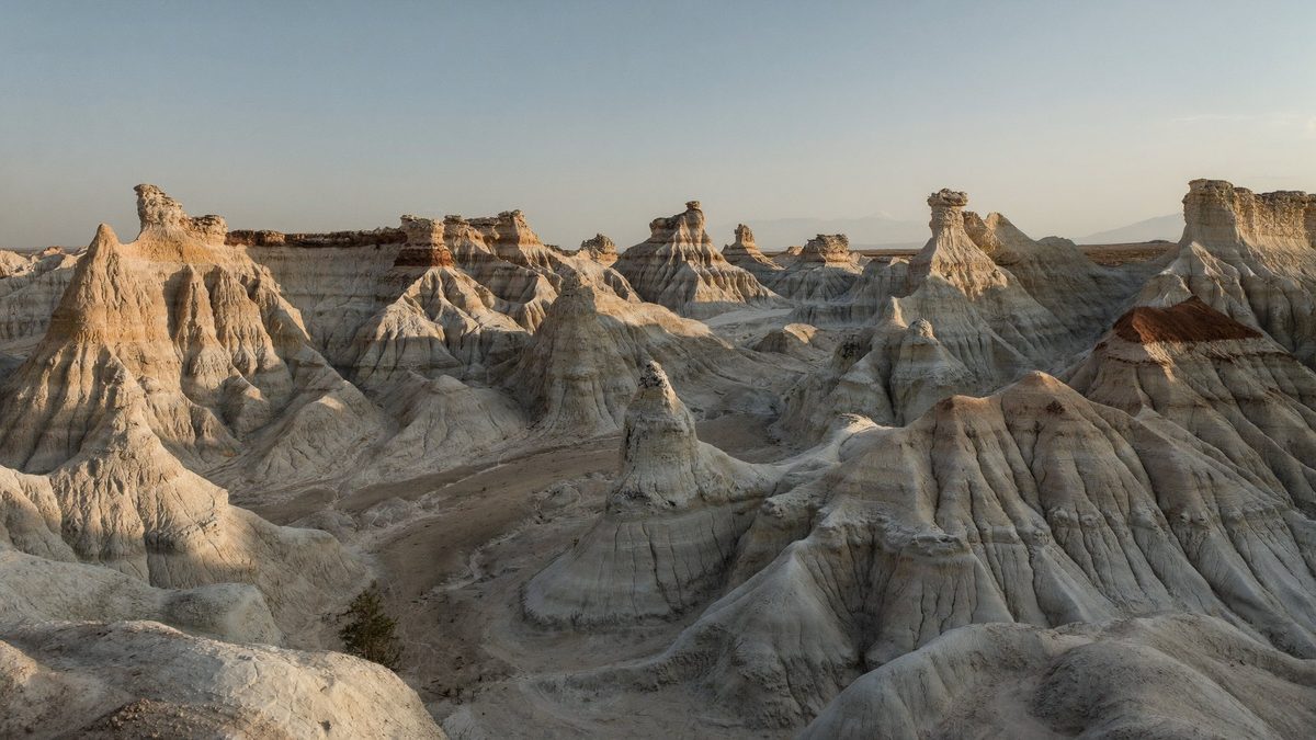 Moodboard: eroded badlands at sunset
